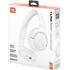 JBL Tune 530 BT Wireless On-Ear Headphones with JBL Pure Bass Sound, Bluetooth 6.0, Foldable Design and 76-Hour Battery Life, Google Fast Pair/Microsoft Swift Pair, White